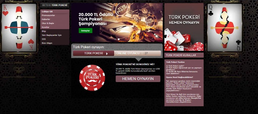 Bets10 Türk Pokeri